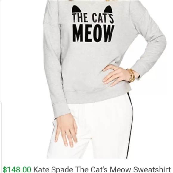 kate spade Sweaters - Kate Spade The Cats Meow Sweatshirt 😺